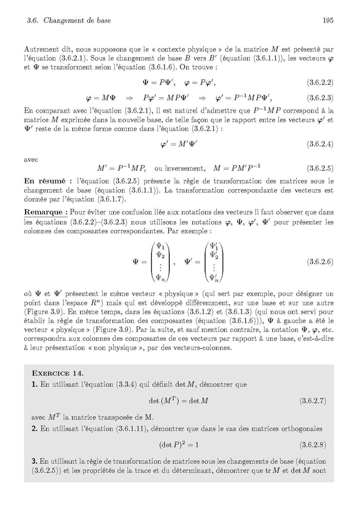 Méthodes mathématiques pour la physique