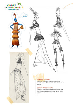 Cahier de coloriage Yves Saint Laurent - Luxe