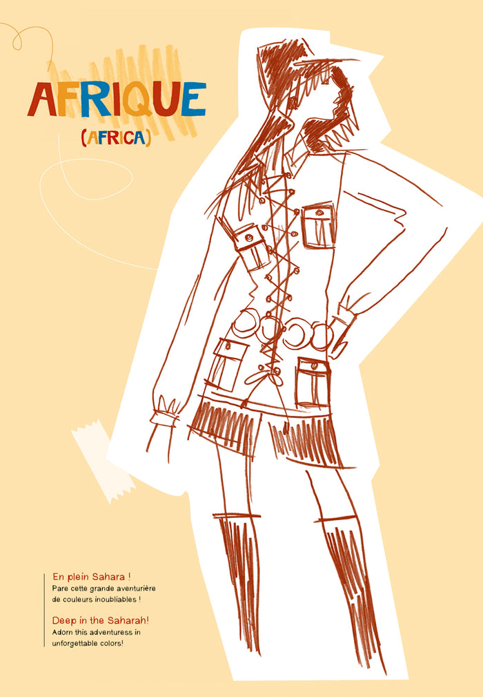 Cahier de coloriage Yves Saint Laurent - Luxe