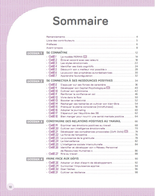 La boîte à outils de la psychologie positive au travail