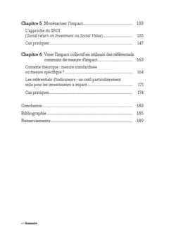 La mesure d'impact