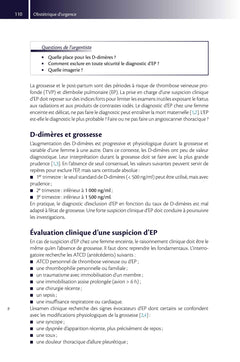 Gynécologie et obstétrique en médecine d'urgence