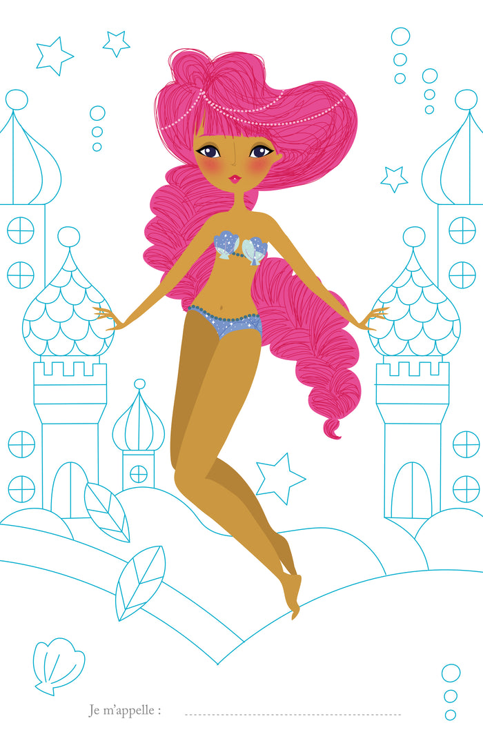 Jolies sirènes - bloc à spirale