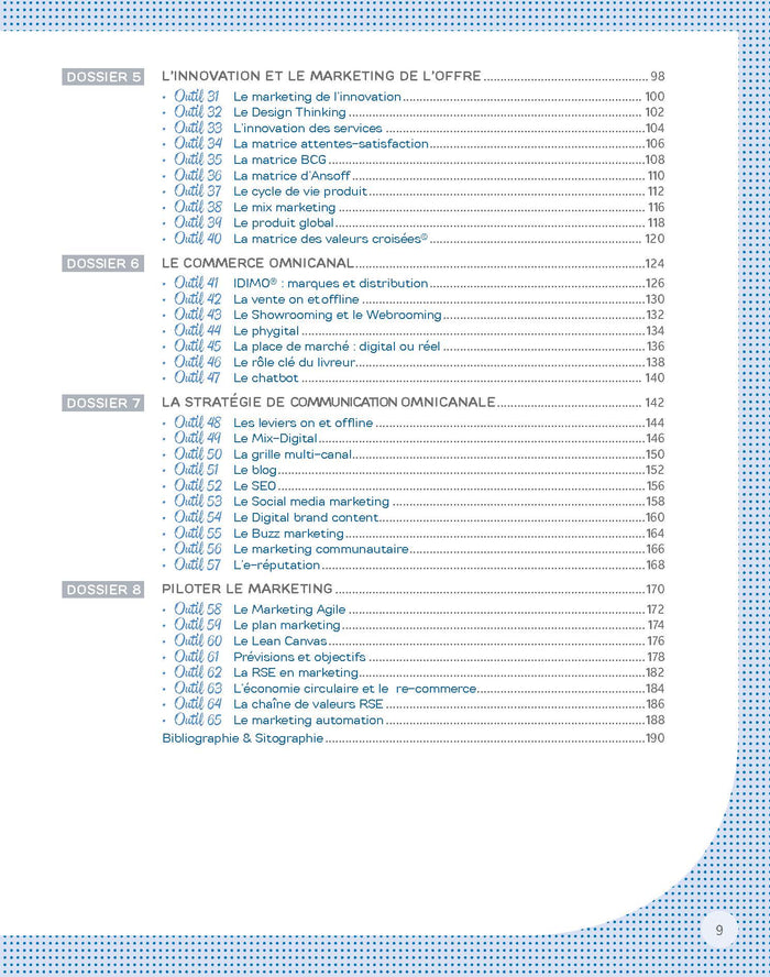 La boîte à outils du Marketing