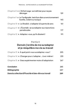 Travail : dites non à la suradaptation - 2e éd.