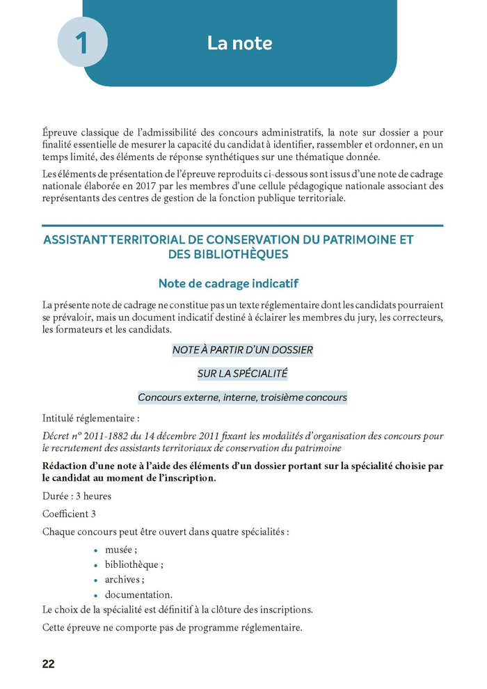 Concours Assistant (principal) territorial de conservation du patrimoine et des bibliothèques - 2025