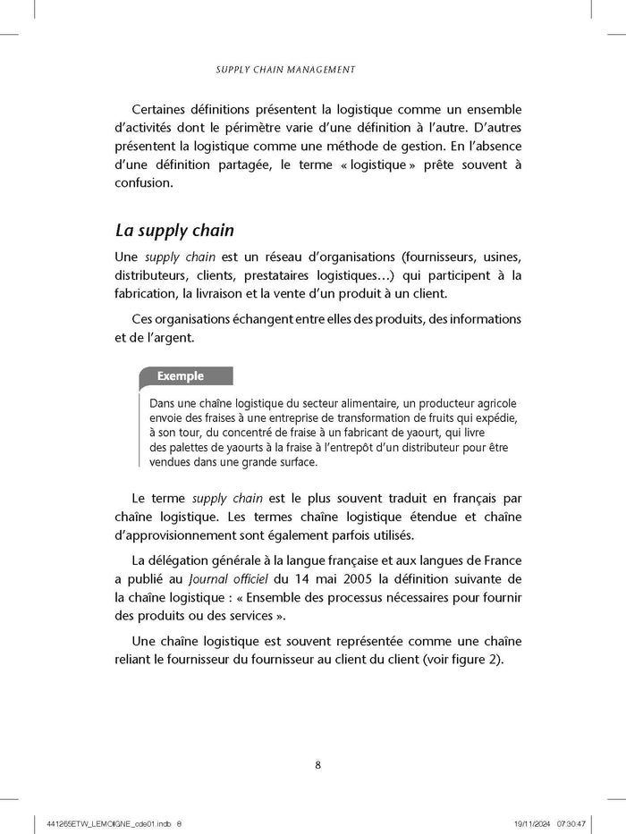 Supply chain management - 3e éd.