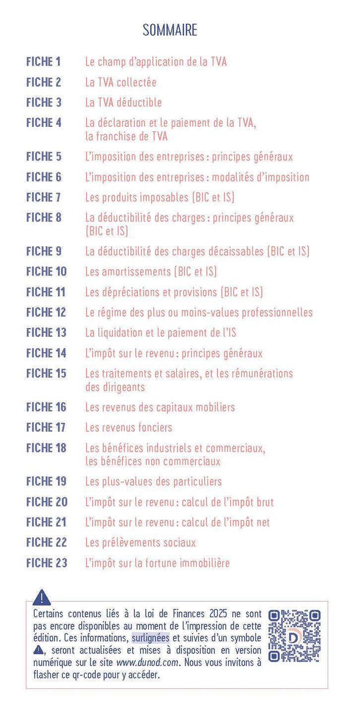 Le petit fiscal 2025