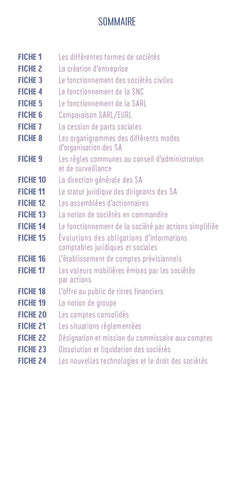 Le petit droit des sociétés 2025