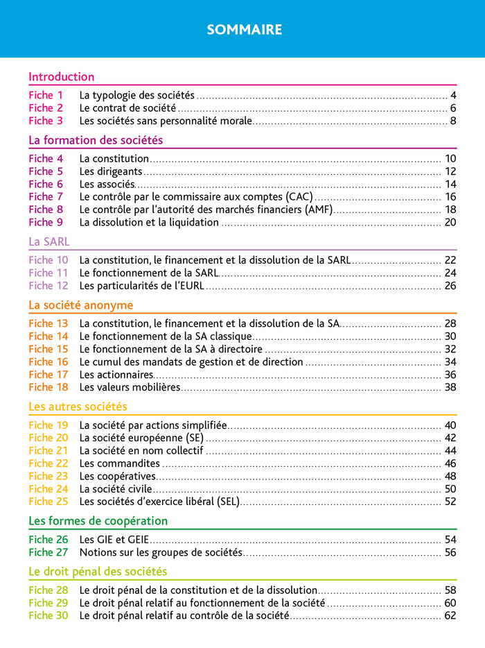 Top'Actuel Droit des sociétés 2025-2026