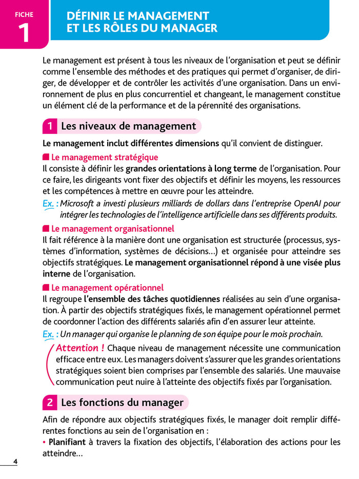 Top'Actuel Management 2025-2026
