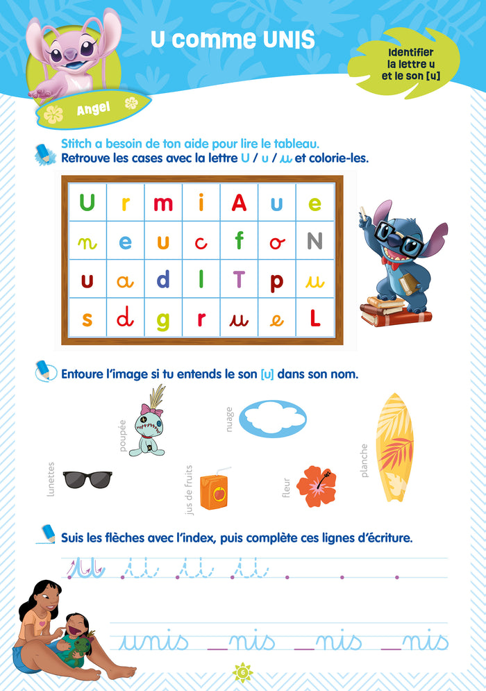 Disney - Lilo et Stitch - De la Grande Section au CP - Cahier de vacances 2025