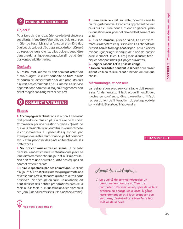 La boîte à outils pour ouvrir un restaurant et le faire prospérer