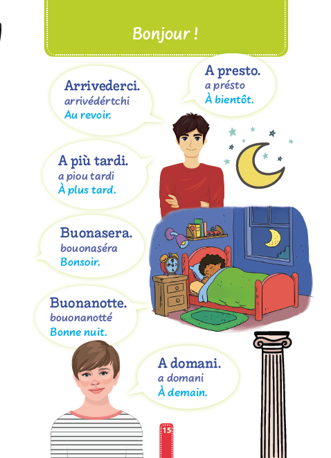Parler l'italien en voyage - Spécial enfants