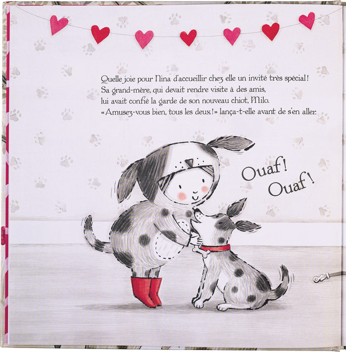 Nina et l'adorable petit chien