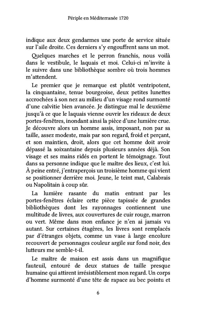 Périple en Méditerranée 1720