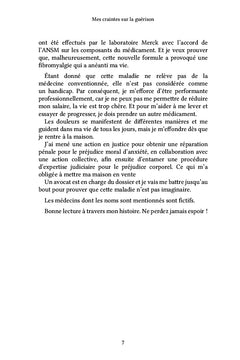 Mes craintes sur la guérison