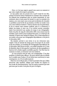 Mes craintes sur la guérison
