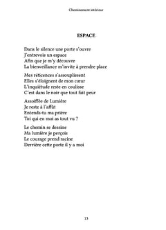 Cheminement intérieur