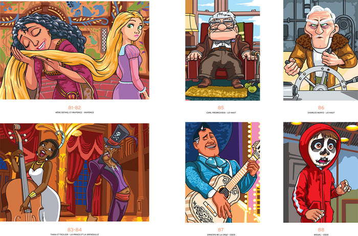 Coloriages mystères Disney - Héros & Méchants, la battle