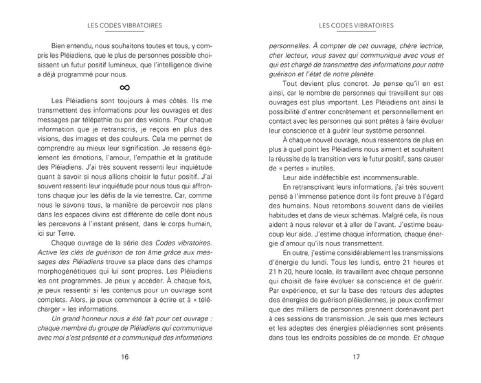 Les codes vibratoires