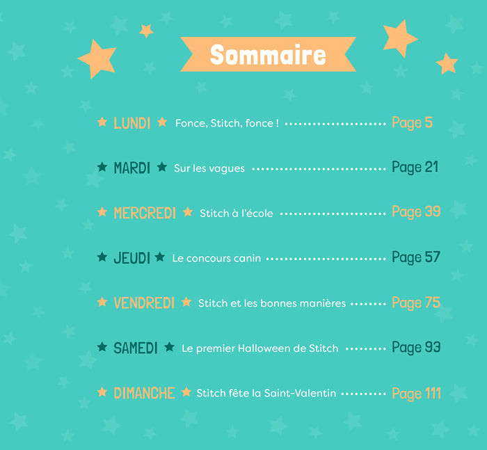 Lilo et Stitch - 7 Histoires pour la semaine