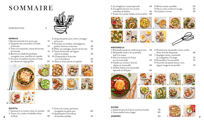 Burrata, ricotta & mozzarella