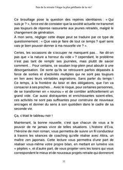 Fais de la retraite l'étape la plus pétillante de ta vie !