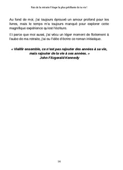 Fais de la retraite l'étape la plus pétillante de ta vie !