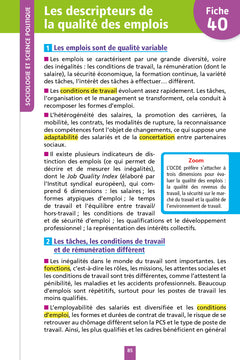 Objectif BAC Fiches - Spécialité SES Tle