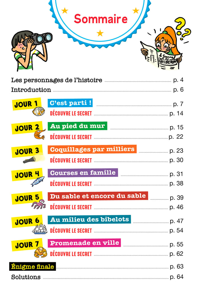 Les super énigmes de Sami et Julie - Du CE2 au CM1