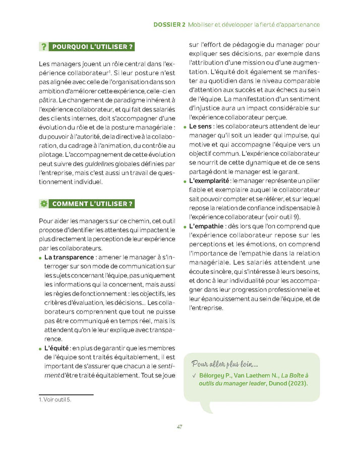 La petite boîte à outils de l'expérience collaborateur