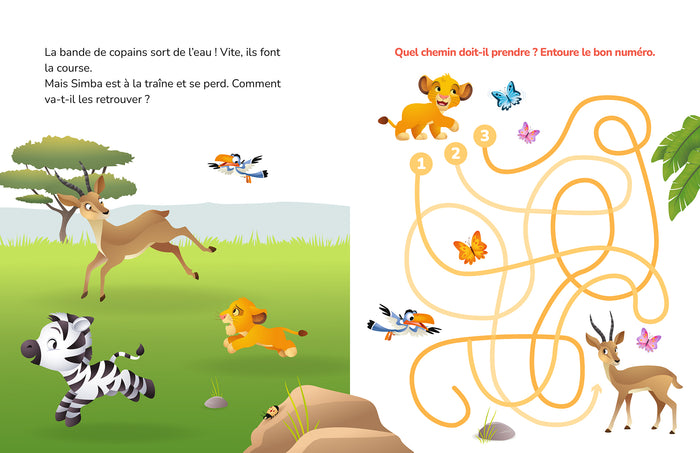 mes premières histoires - cahier d'activités - simba aime les formes et les couleurs