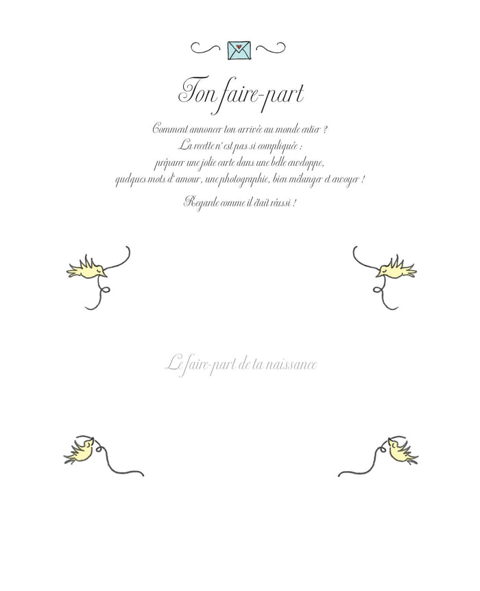 Le petit journal de mon bébé