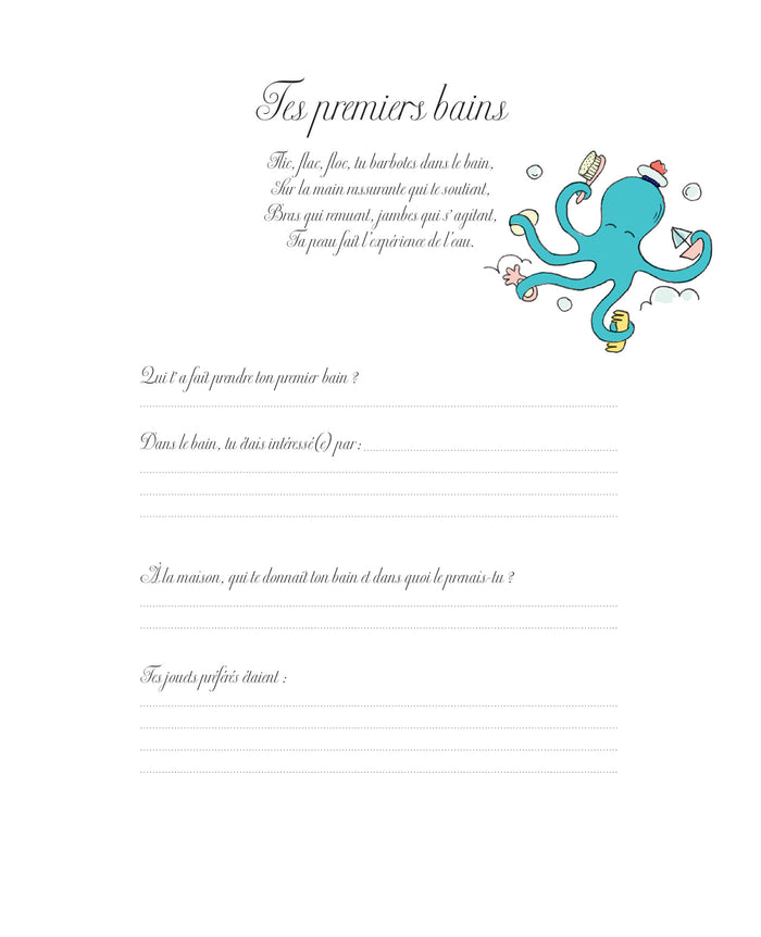 Le petit journal de mon bébé