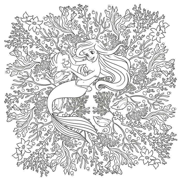 Mandalas Disney - Fleurs