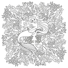 Mandalas Disney - Fleurs