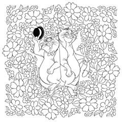 Mandalas Disney - Fleurs