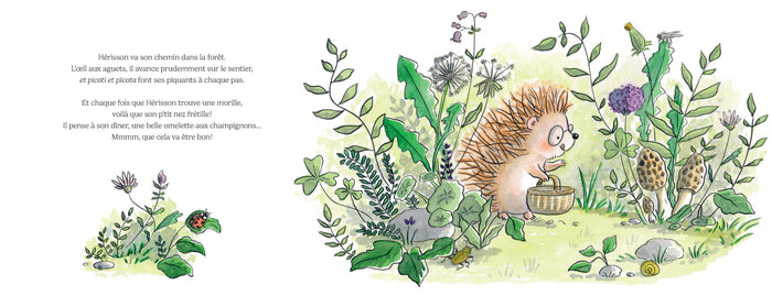 Un jour, un hérisson