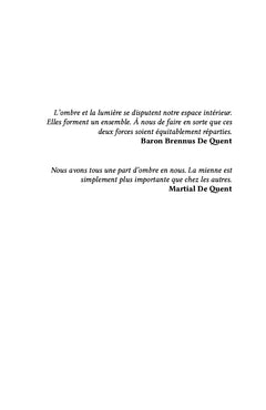 Les Chroniques de la famille De Quent - Quatrième partie