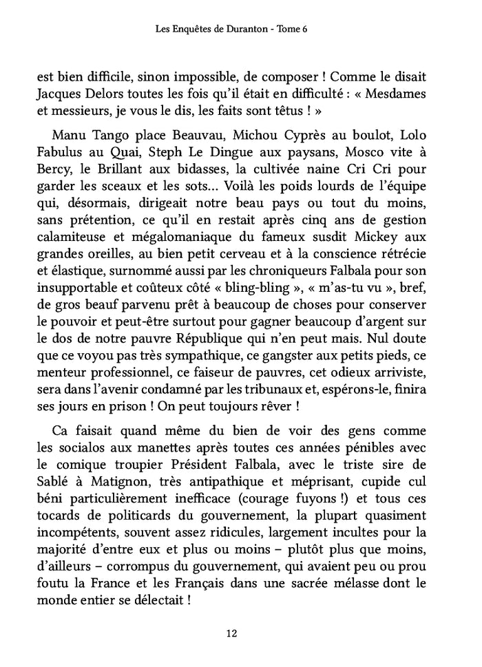 Les Enquêtes de Duranton - Tome 6