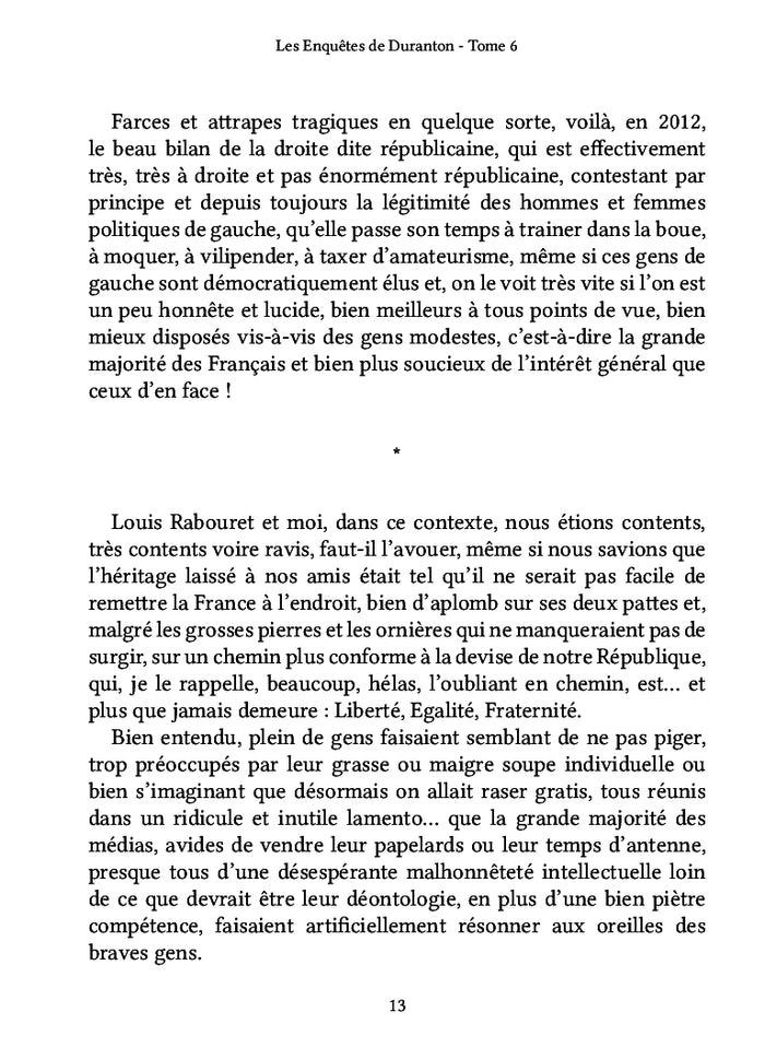 Les Enquêtes de Duranton - Tome 6