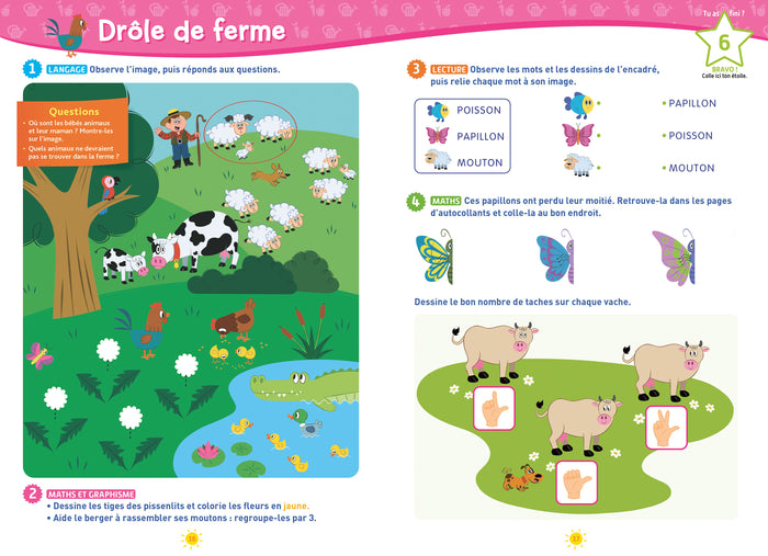 Passeport maternelle - De la Petite à la Moyenne Section (3-4 ans) - Cahier de vacances 2025
