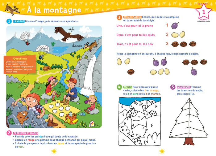 Passeport Maternelle - De la Moyenne Section à la Grande Section (4-5 ans)