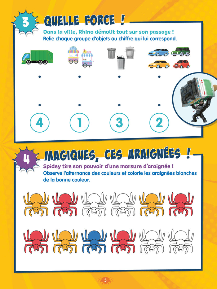 Disney Spidey et ses amis extraordinaires -  De la Grande Section au CP - Mes jeux de vacances 2025