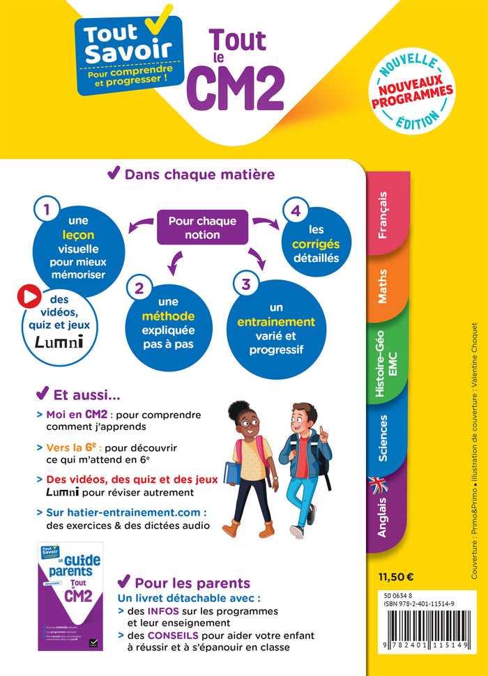 Tout savoir CM2 - Tout-en-un