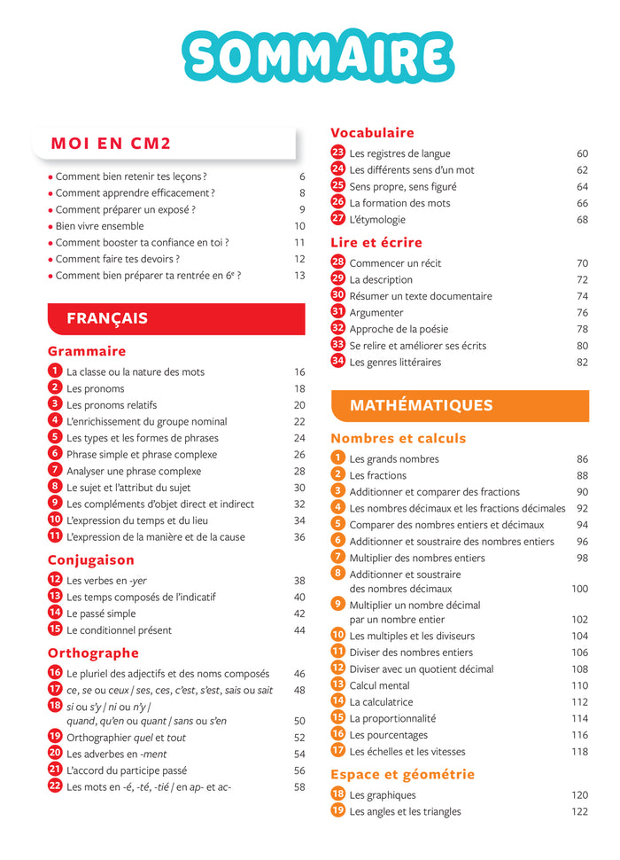 Tout savoir CM2 - Tout-en-un