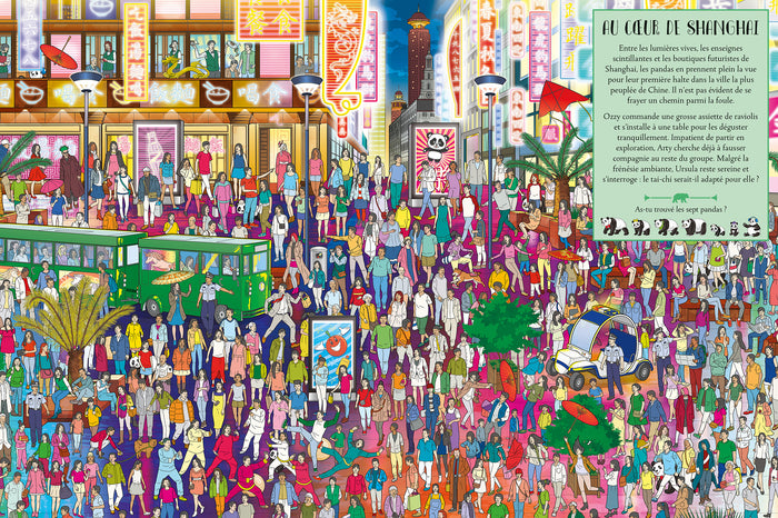 Où sont cachés les pandas ?