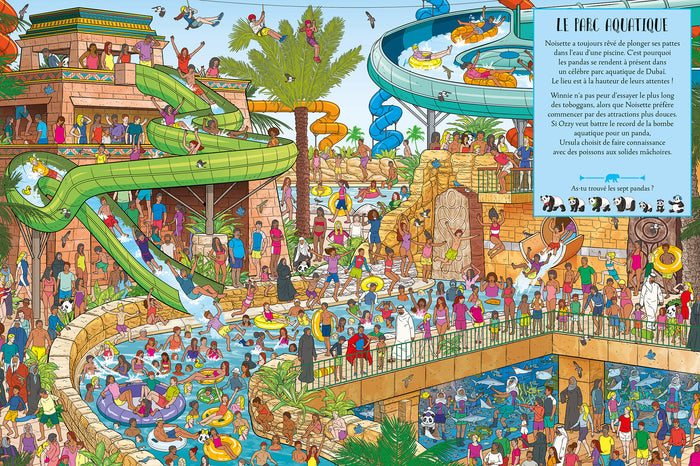 Où sont cachés les pandas ?