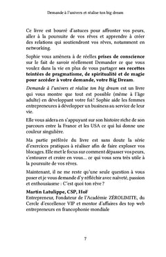 Demande à l'univers et réalise ton big dream